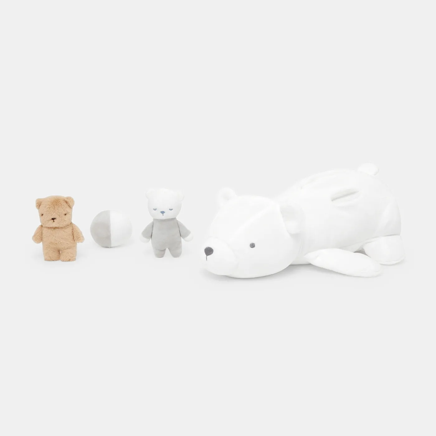 Jacadi Peluche d'activités ours blanc - blanc