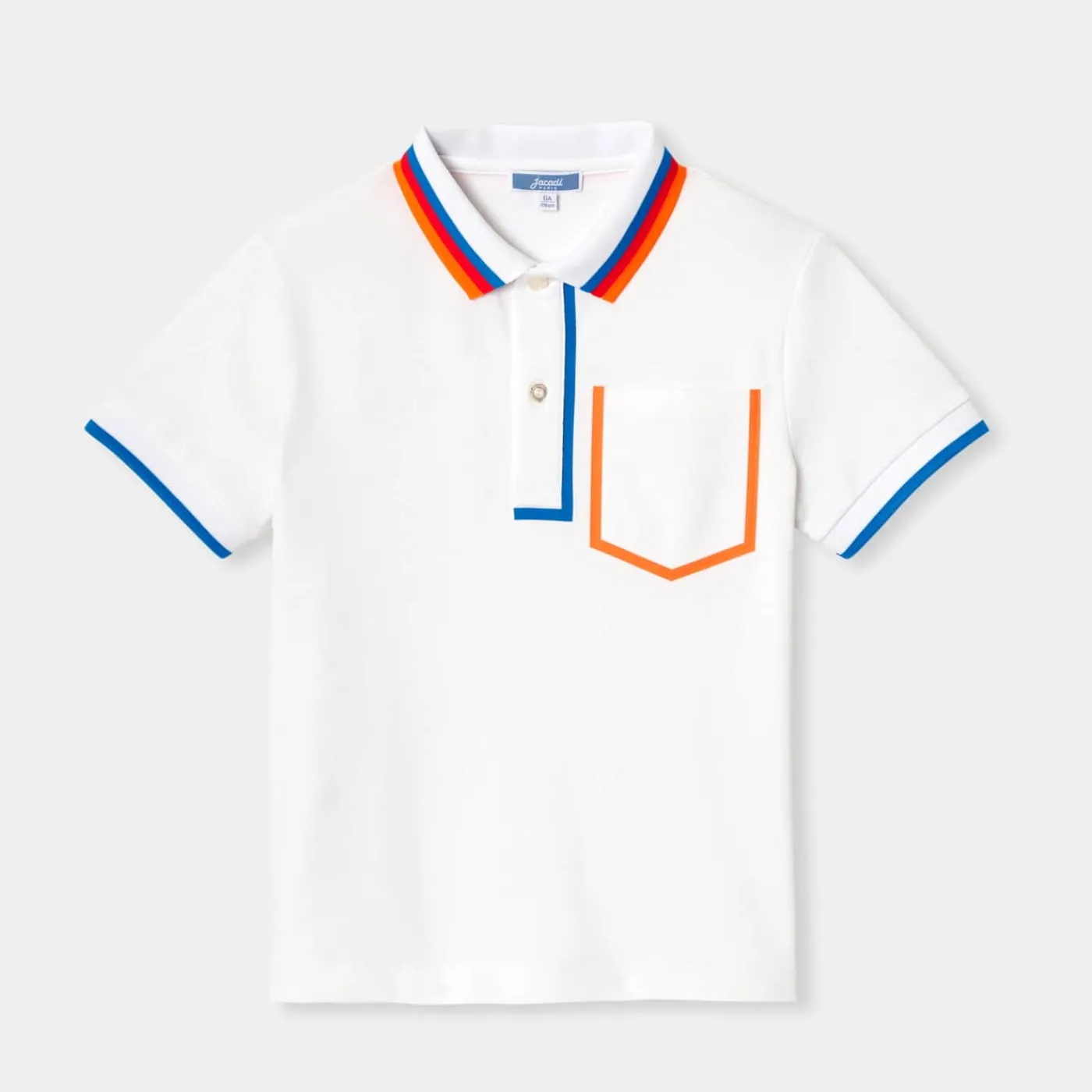 Enfant Jacadi Polo enfant garçon en piqué de coton - blanc