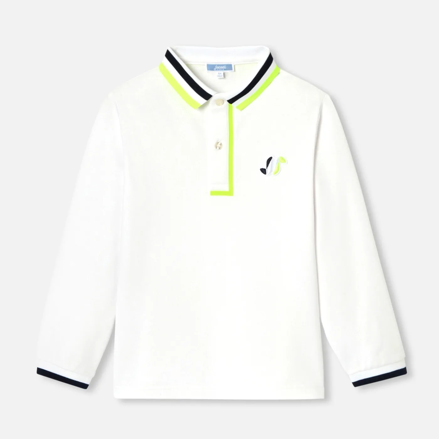 Enfant Jacadi Polo manches longues enfant garçon - blanc