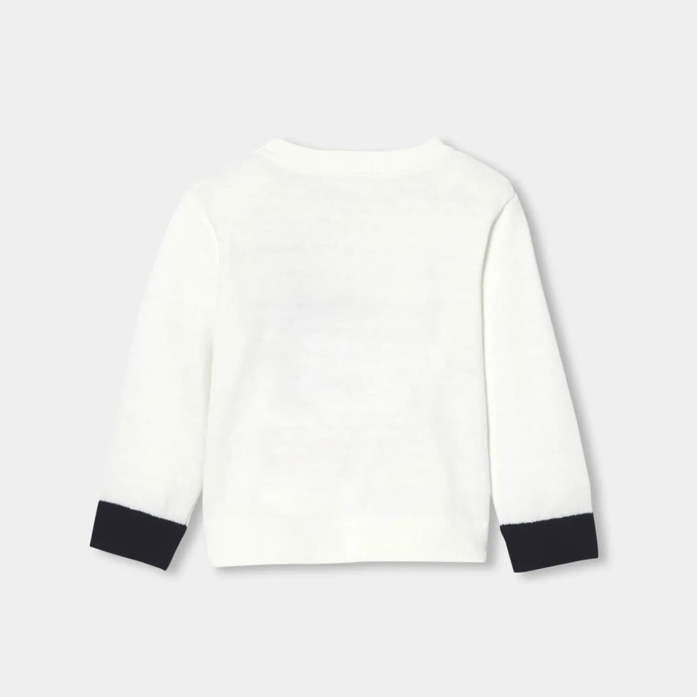 Jacadi Pull bébé garçon en tricot - blanc doux