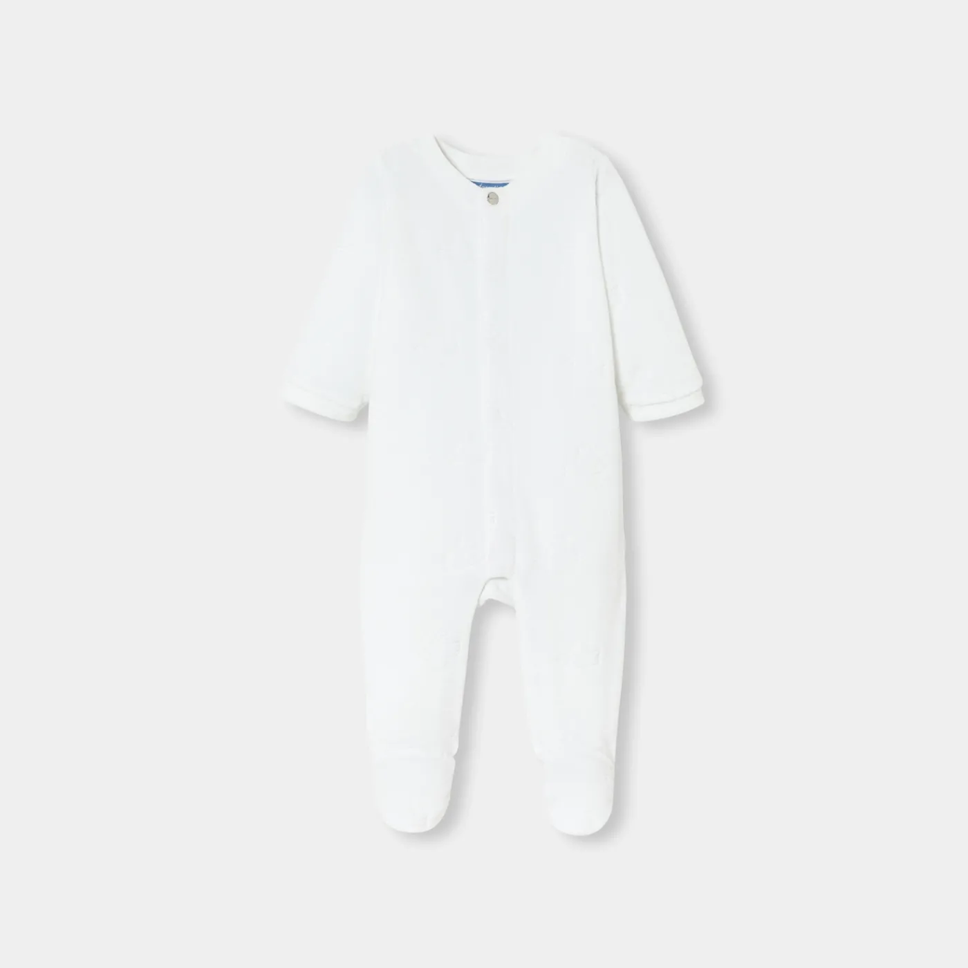 Jacadi Pyjama bébé en velours motif - blanc