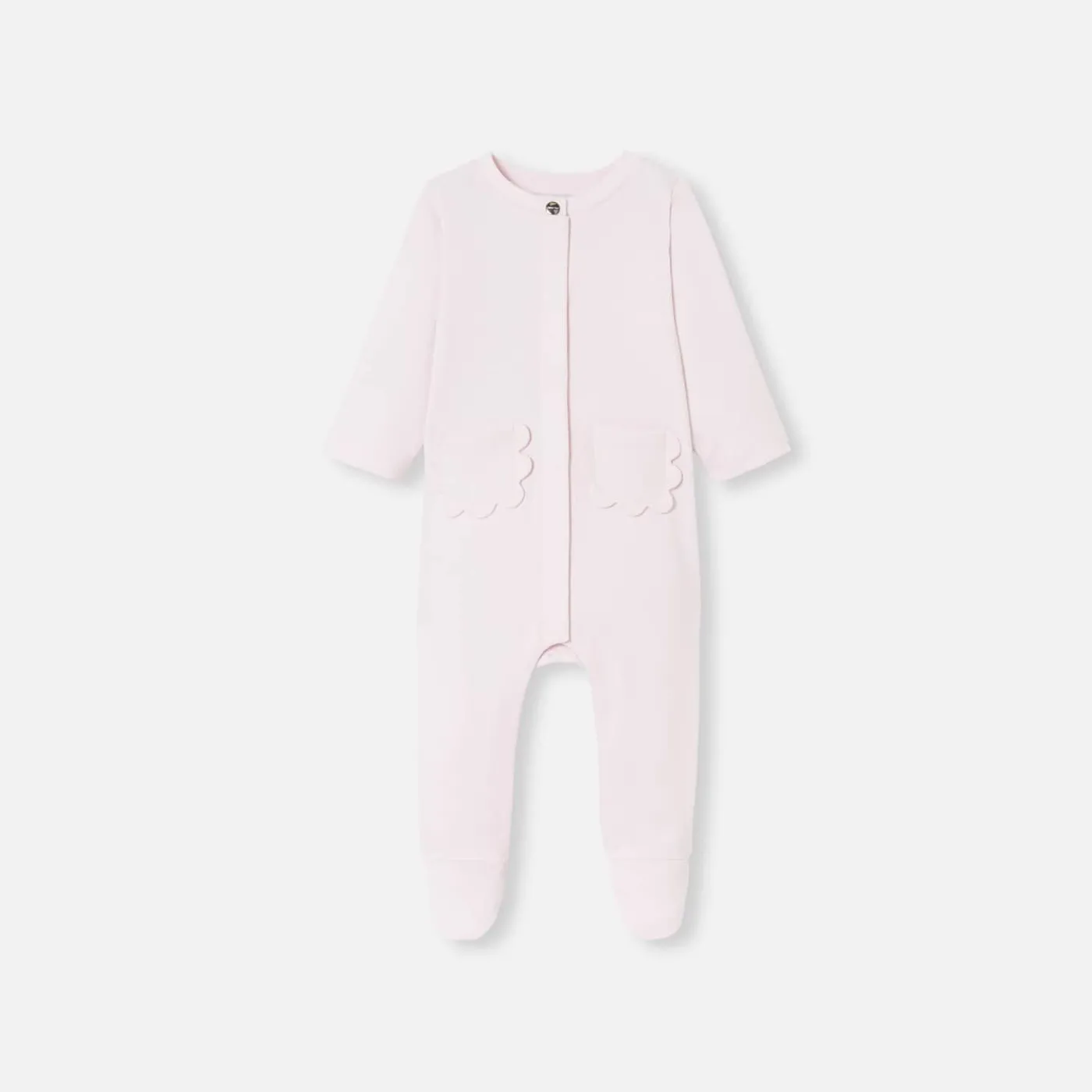 Jacadi Pyjama bébé fille en interlock - rose pale