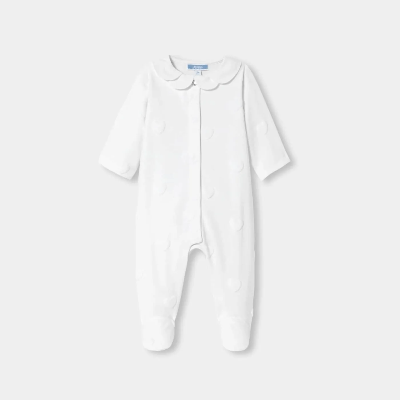 Jacadi Pyjama bébé fille en jersey motif nuage - blanc