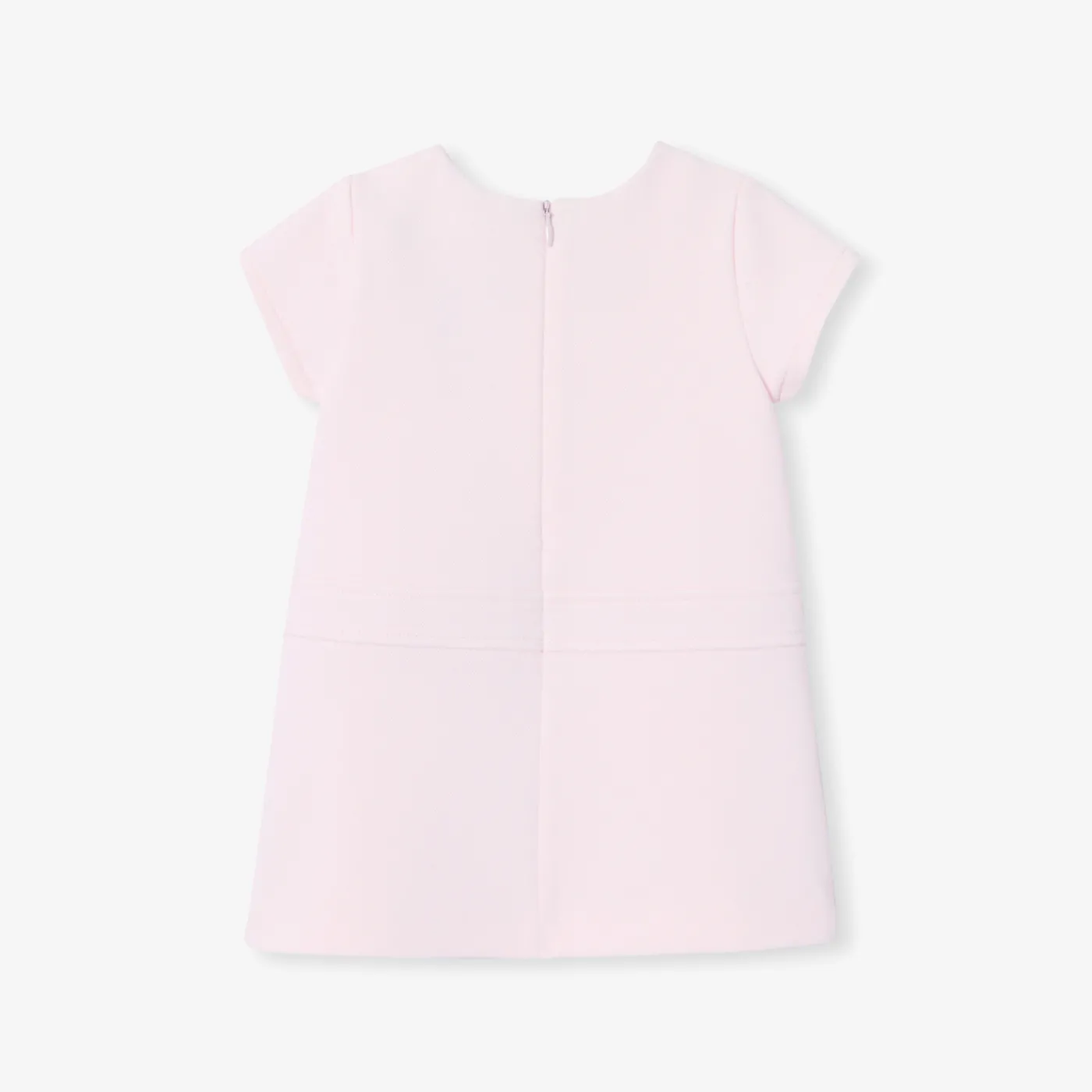 Jacadi Robe bébé fille coupe trapèze - rose poudre