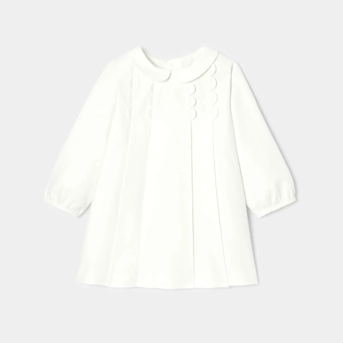 Jacadi Robe de cérémonie bébé fille - blanc doux