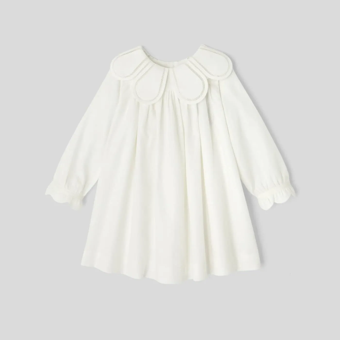 Jacadi Robe de cérémonie bébé fille - blanc doux