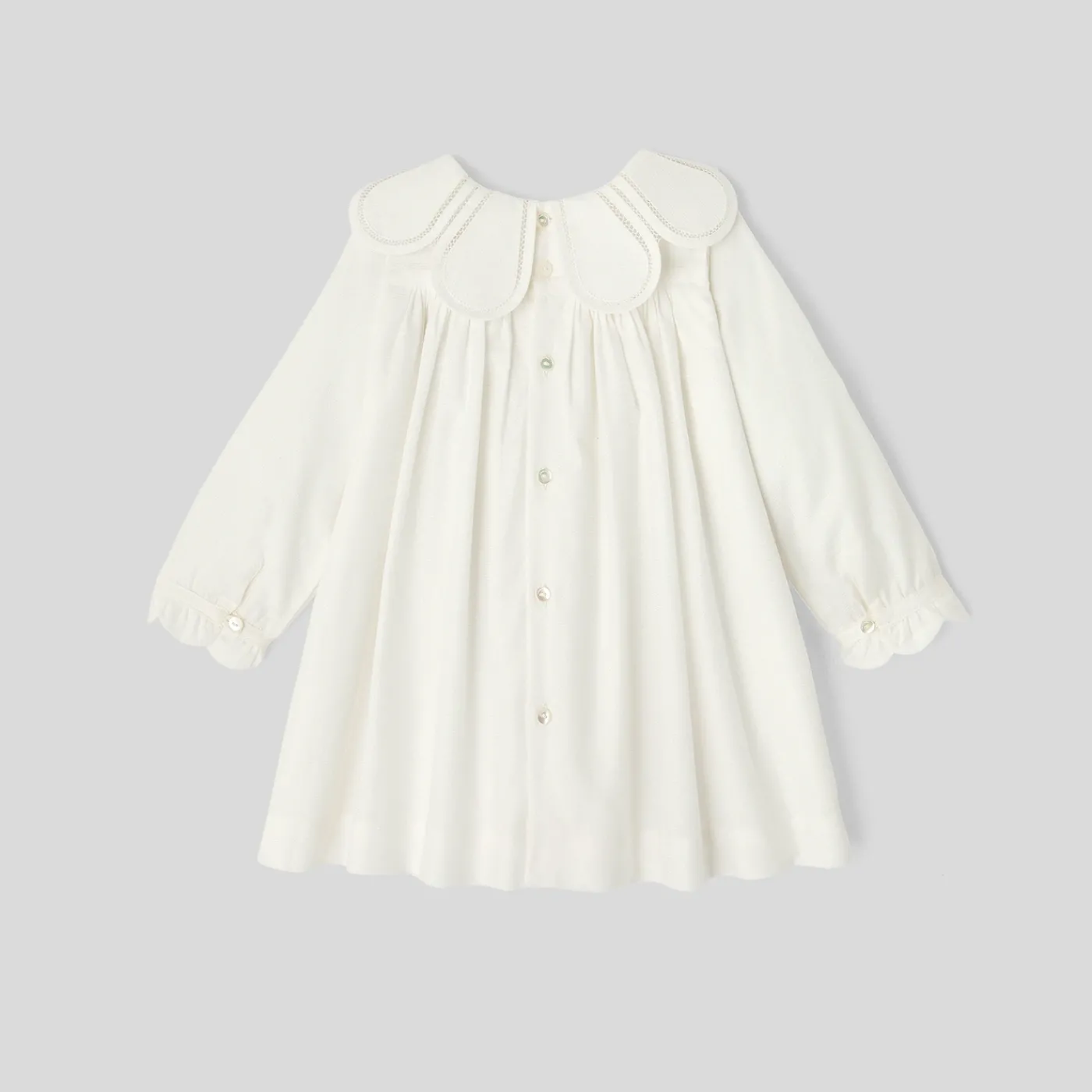 Jacadi Robe de cérémonie bébé fille - blanc doux