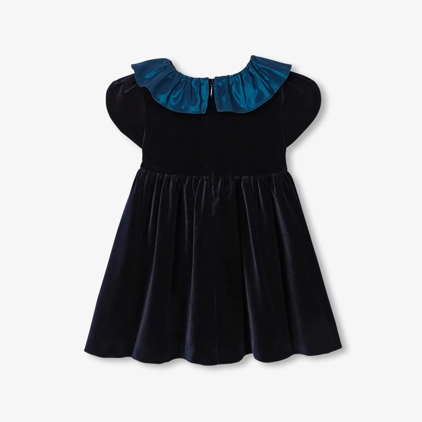 Jacadi Robe de fêtes bébé fille - marine