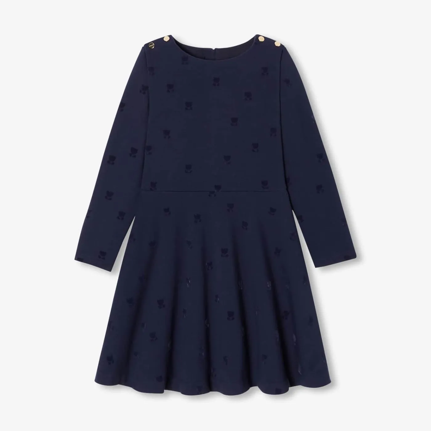 Enfant Jacadi Robe en molleton enfant fille - marine