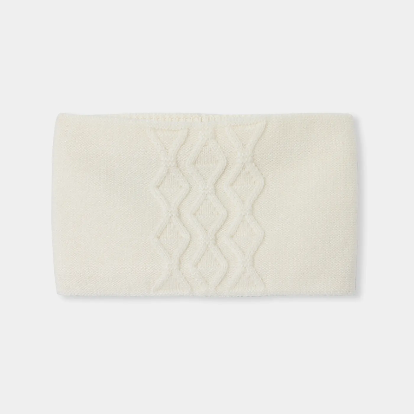 Jacadi Snood bébé en tricot torsadé - blanc doux