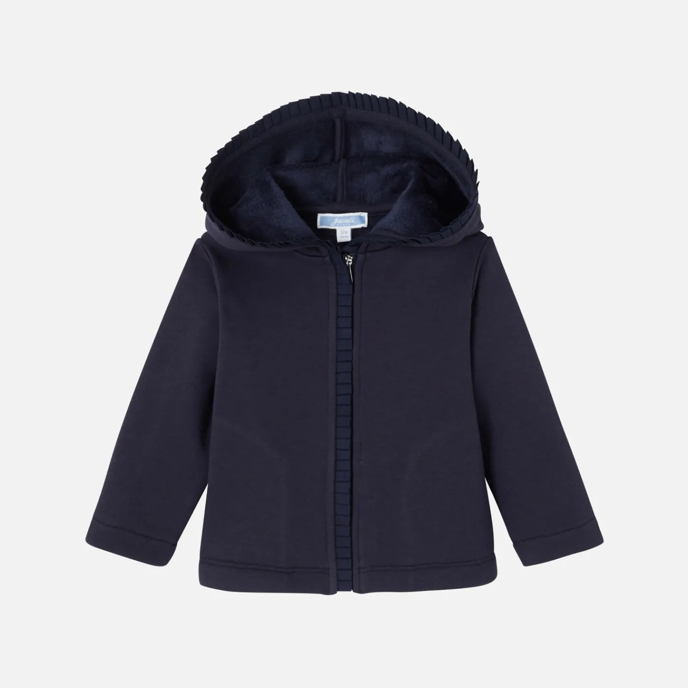 Jacadi Sweat zippé bébé fille - marine