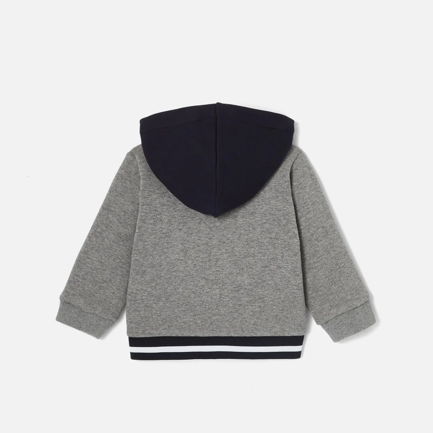 Jacadi Sweat zippé bébé garçon - gris chine clair