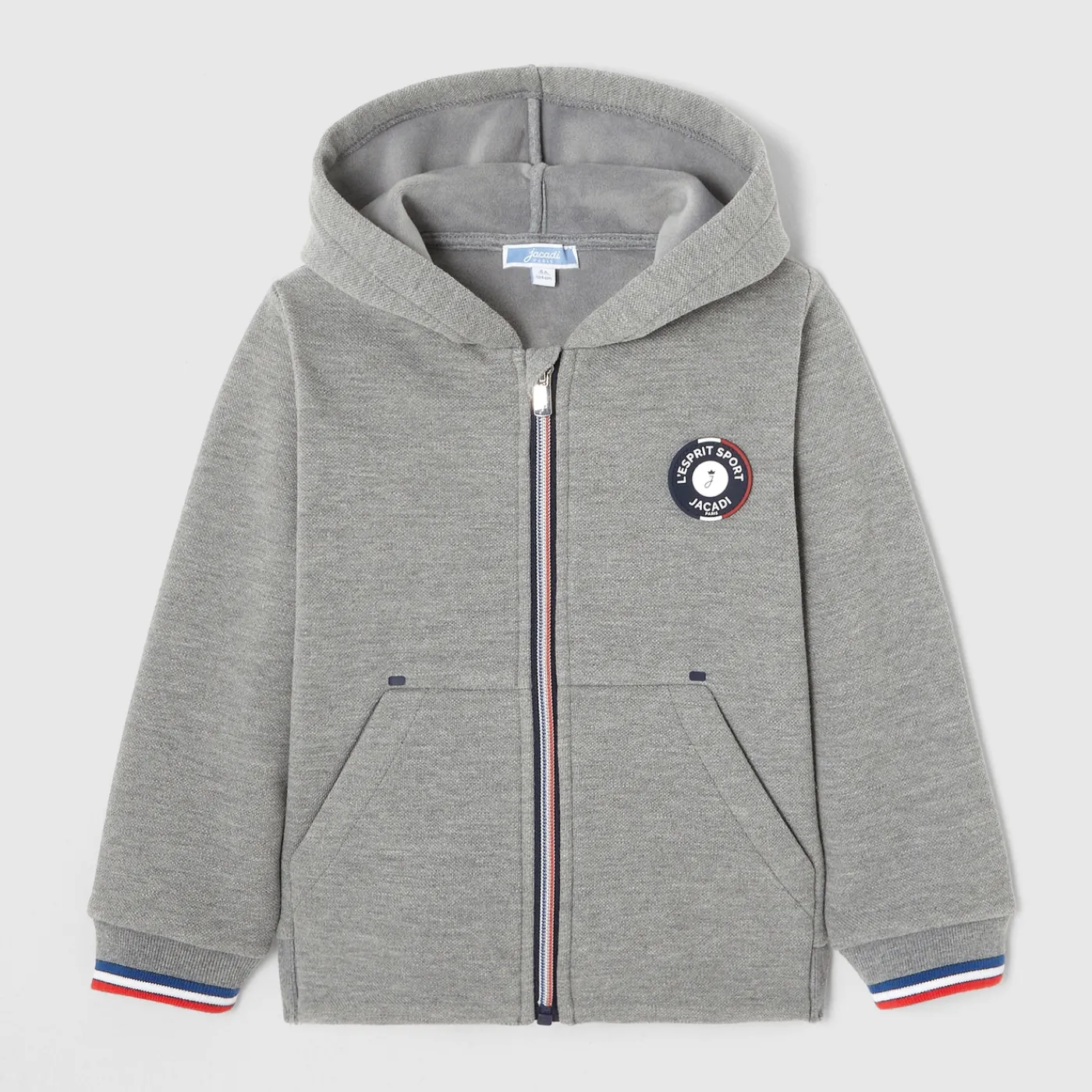 Enfant Jacadi Sweat zippé enfant garçon - gris chine clair