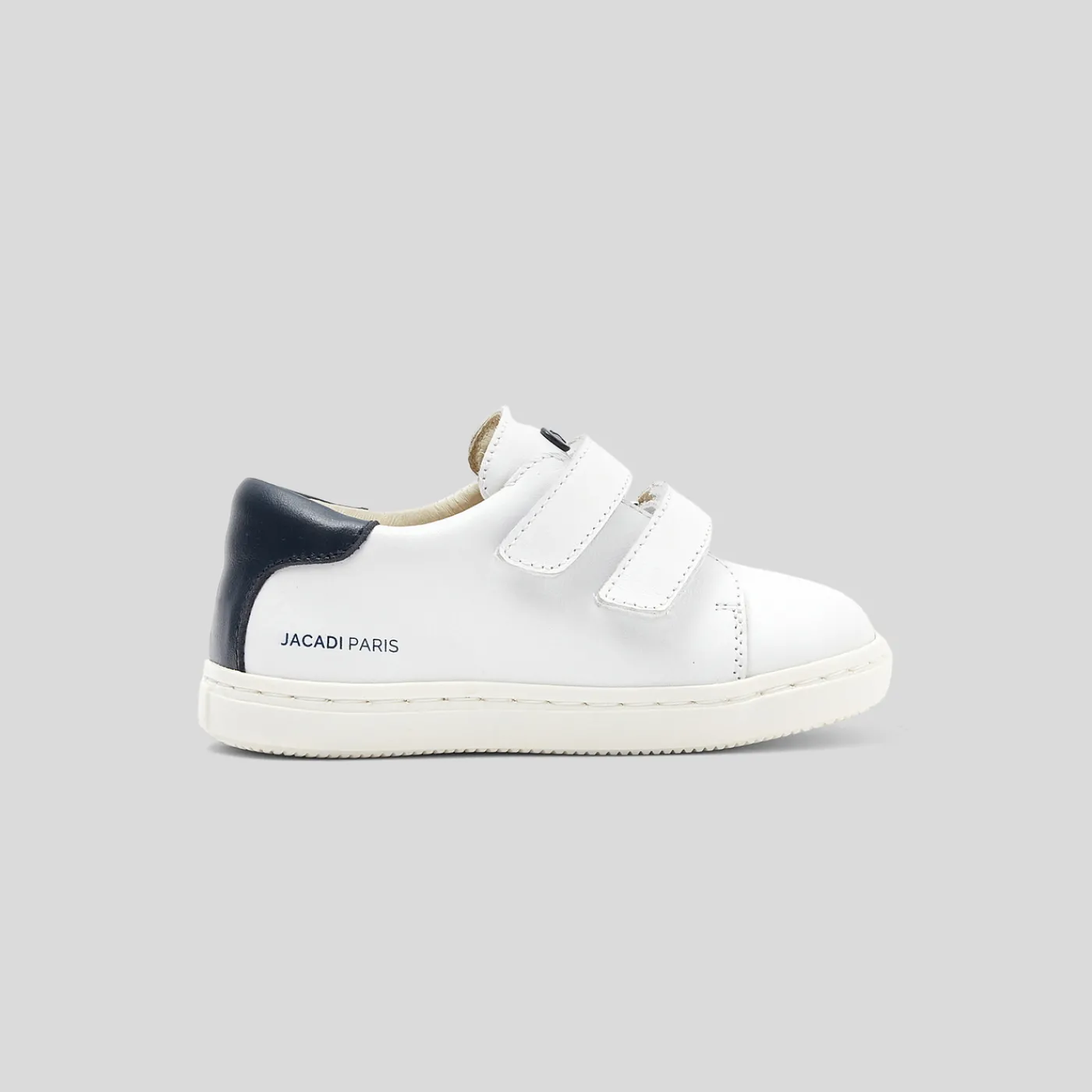 Jacadi Tennis bébé garçon en cuir - blanc