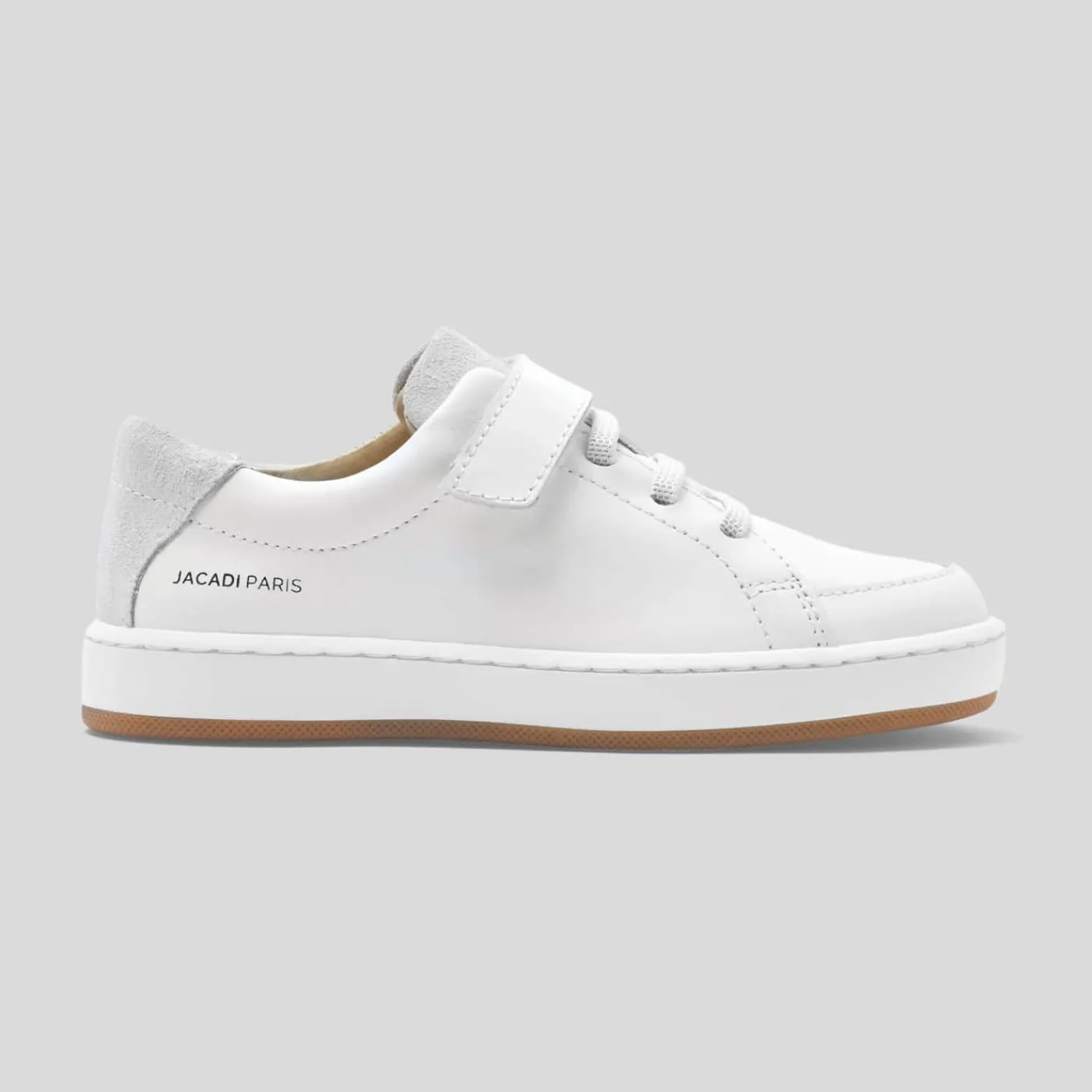 Enfant Jacadi Tennis enfant en cuir lisse - blanc