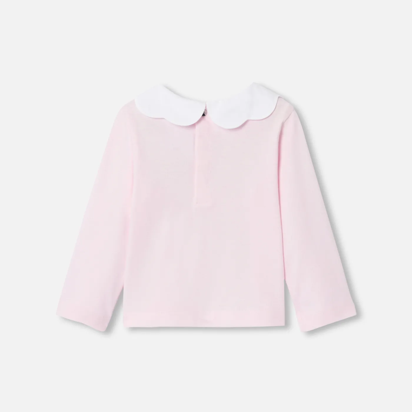 Jacadi T-shirt bébé fille manches longues - rose poudre