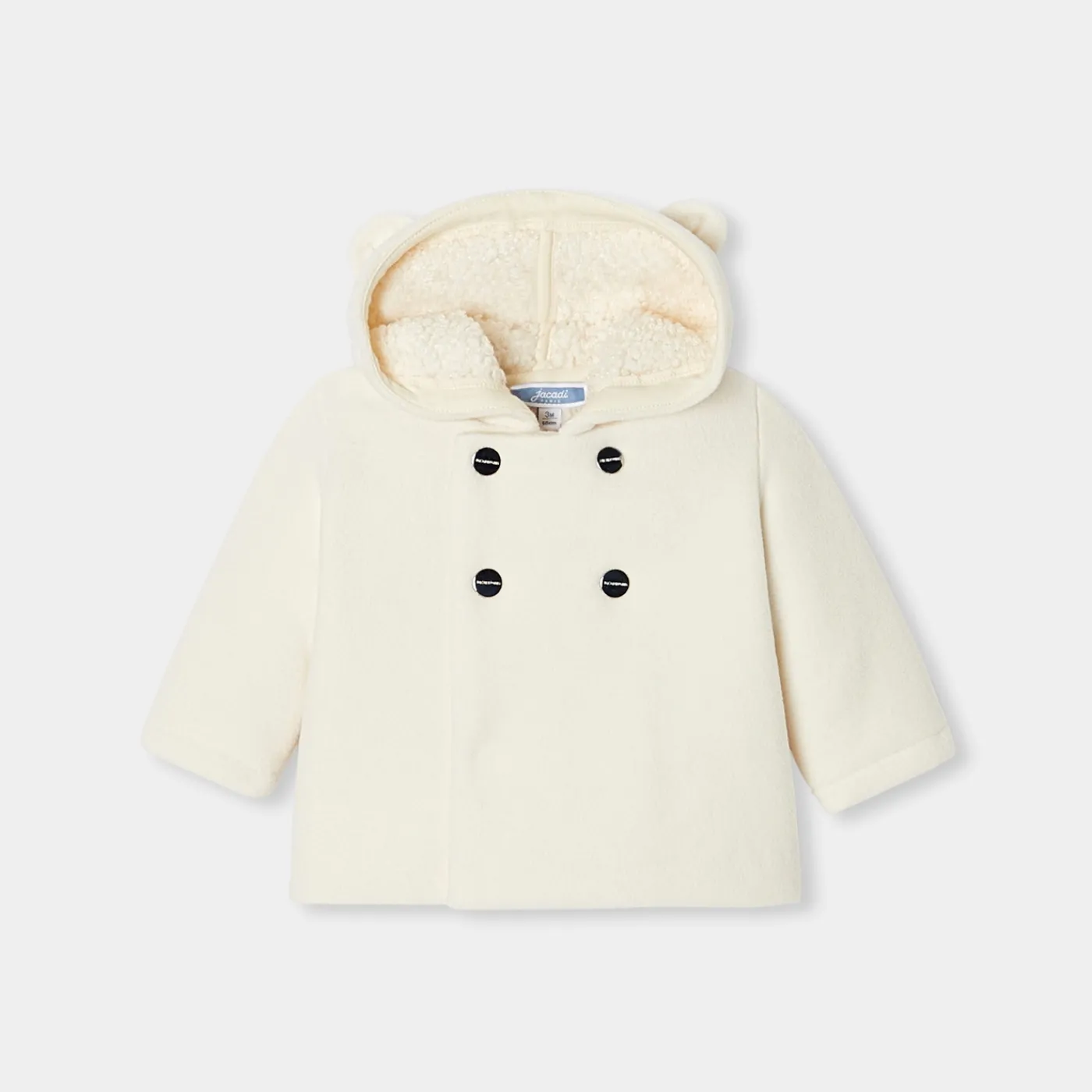 Jacadi Veste en polaire bébé - blanc doux