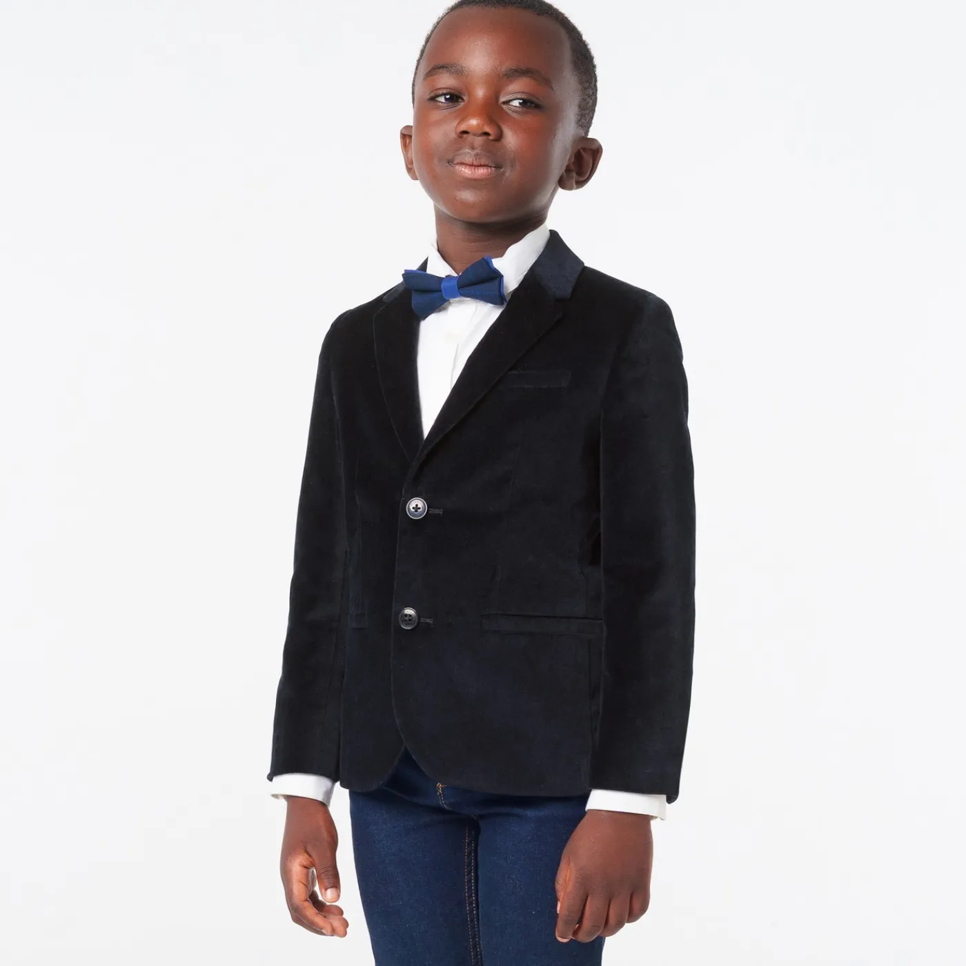 Enfant Jacadi Veste enfant garçon en velours - marine